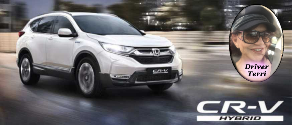 Honda CRV Hybrid with Driver Terri